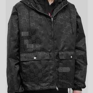 Gucci Dark Gray Monogram Windbreaker